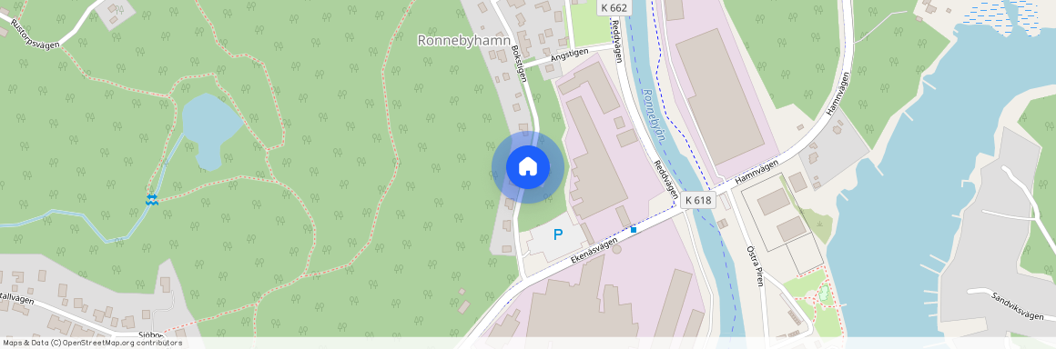 Bokstigen, Ronneby