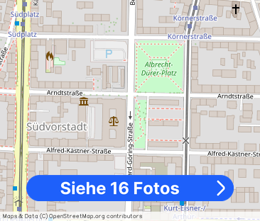 ** Südvorstadt * 2-Zimmer-Whg. mit Balkon und Einbauküche ** - Foto 1