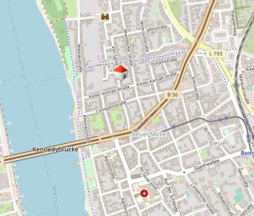 Helle, moderne Single-Wohnung in Bonn Beuel mit Einbauküche - Photo 1