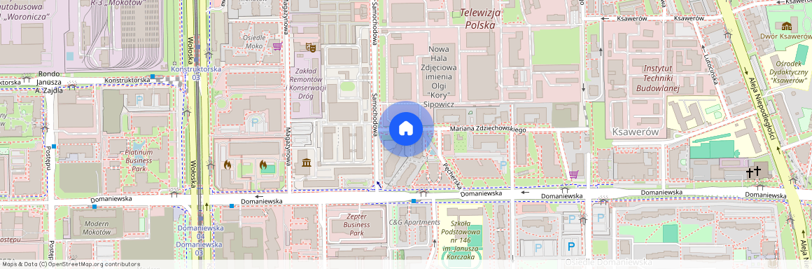 ul. Mariana Zdziechowskiego, Ksawerów, Mokotów, Warszawa, mazowieckie