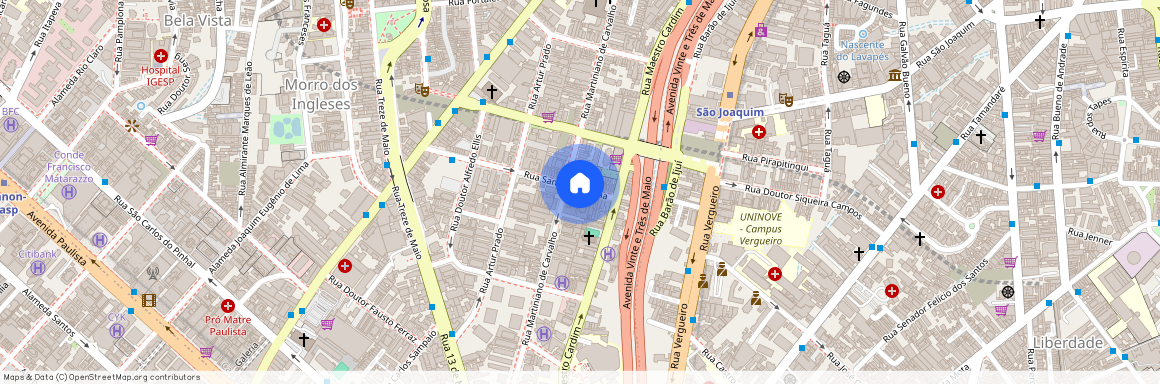 Rua Santa Madalena, 75, Bela Vista, São Paulo - SP, 01322-020, Brazil