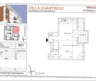 Location Appartement 2 pièces 44m² MARSEILLE 4ème - Photo 3