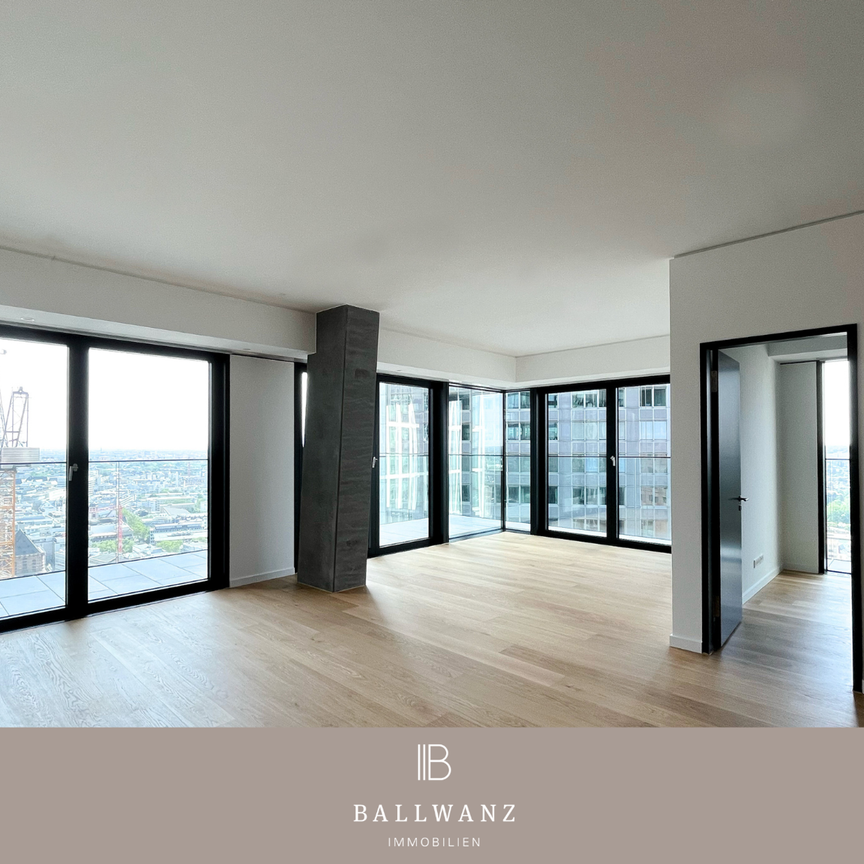 OMNITURM: 4 Zimmer-Wohnung im Frankfurter Skyline-Spot - Photo 1