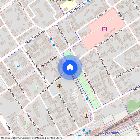 al. Aleje Partyzantów, Żyrardów, żyrardowski, mazowieckie