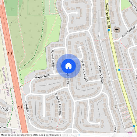 Rayleigh Drive, Wideopen, Newcastle Upon Tyne, NE13 6AH, Newcastle