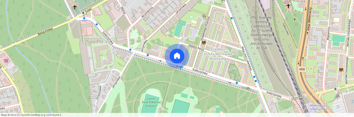 Srebrzyńska 95, Łódź, Polesie