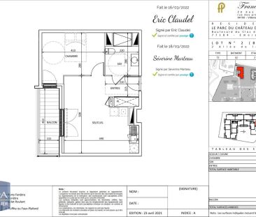 Appartement à louer 2 pièces 41.26m² - Photo 5