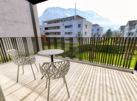 "Abheben im möblierten Apartment "PC-3" im The Tower, Stans" - Photo 5