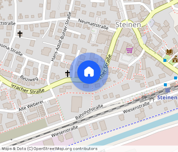 Zentral in Steinen 3 Zimmer DG Wohnung (3.Stock) ab Januar frei!! - Foto 1