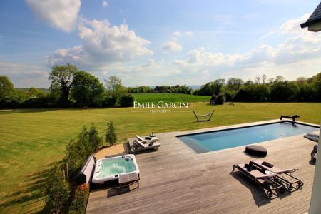 Superbe propriété à louer proche Deauville - 7 chambres - Piscine - Golf - Jacuzzi - Photo 5