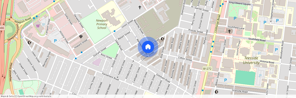 Princes Road Middlesbrough, TS1