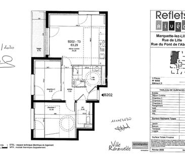 Location Appartement 3 pièces 63m² MARQUETTE LEZ LILLE 59520 - Photo 3