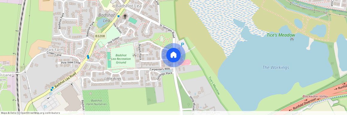 St. Georges Road, Badshot Lea, Farnham, Surrey, GU9