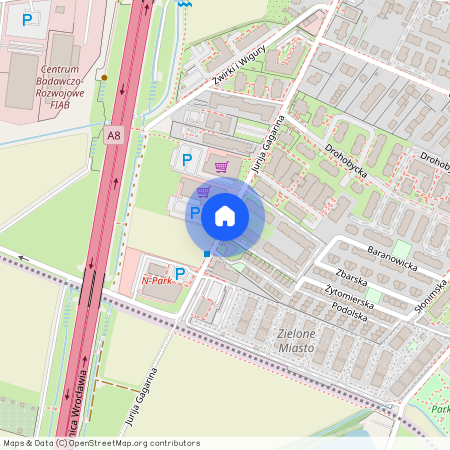 ul. Jurija Gagarina, Muchobór Wielki, Fabryczna, Wrocław, dolnośląskie