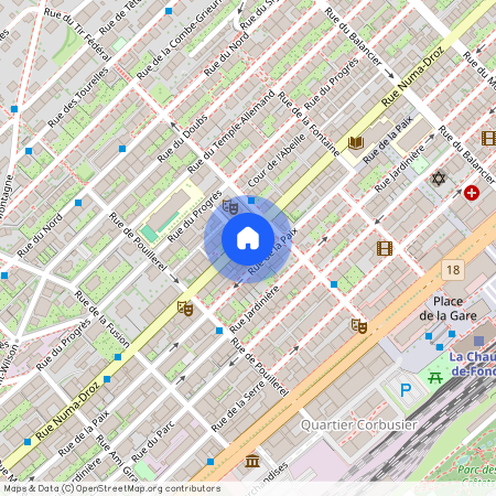 2300, La Chaux-de-Fonds, Rue Numa-Droz, 121