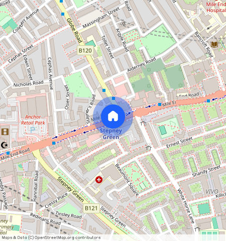 Mile End Road, Stepney, E1