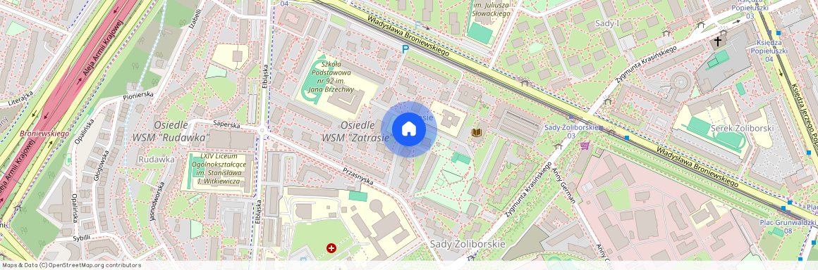 ul. Przasnyska, Sady Żoliborskie, Żoliborz, Warszawa, mazowieckie