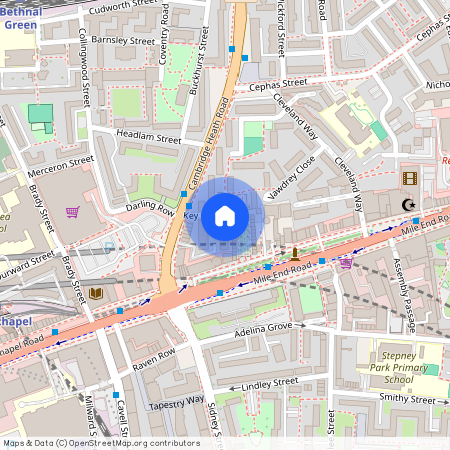 Mile End Road, Whitechapel, E1