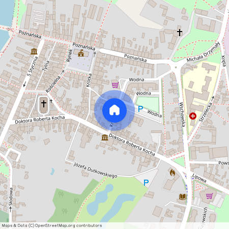 ul. Krzywa, Wolsztyn, Wolsztyn, wolsztyński, wielkopolskie