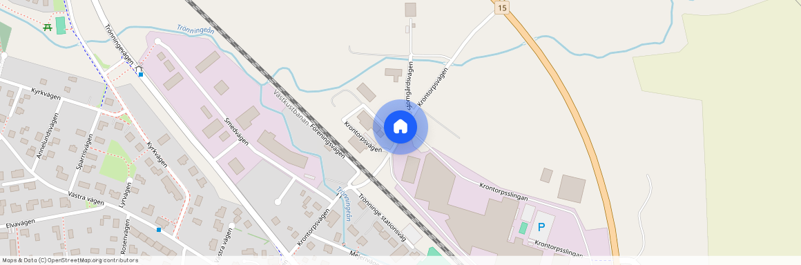 Krontorpsvägen, Halmstad