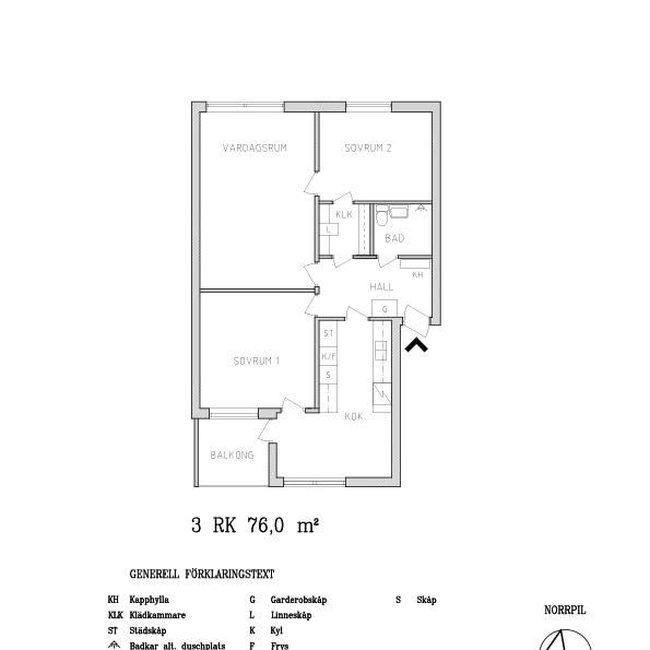 Sjunde Tvärgatan 44 B, våning 2 - Foto 1