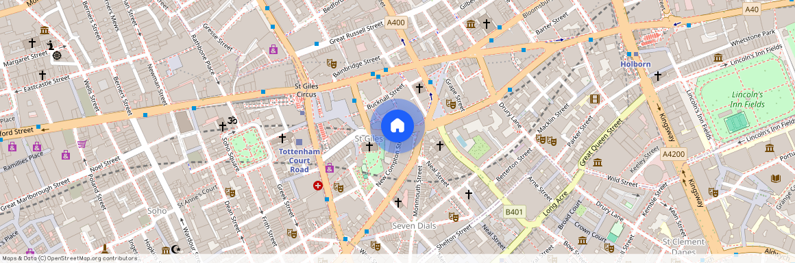 St Giles High Street, London, WC2H