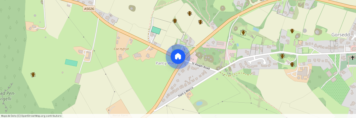 Lloc, Holywell - 3 bed barn conversion (Land and stables optional)