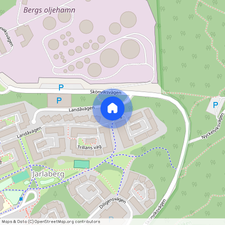 Trillans väg, Nacka