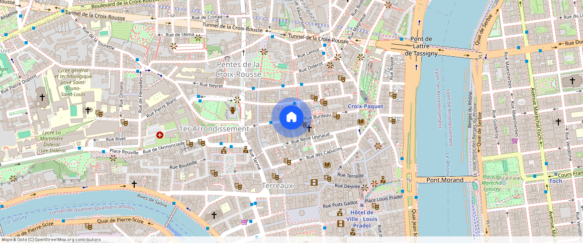 Lyon 1er Pentes de la Croix-Rousse