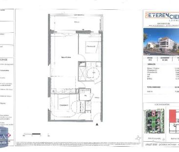 Appartement à louer 3 pièces 63.1m² - Photo 2