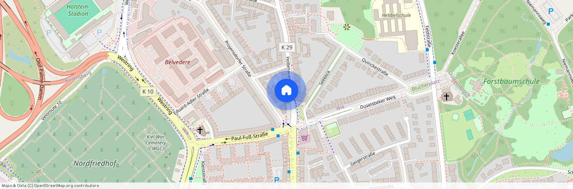 Holtenauer Str. 207, 24106 Kiel OT Wik