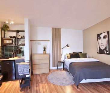 Sunny furnished apartment with balcony in Düsseltal - Photo 4