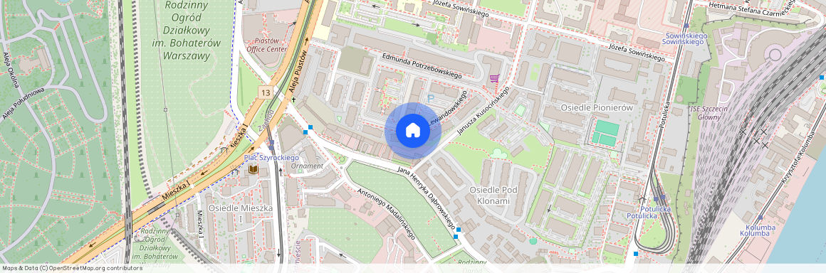 Lewandowskiego 42, Nowe Miasto, Śródmieście, Szczecin, zachodniopomorskie