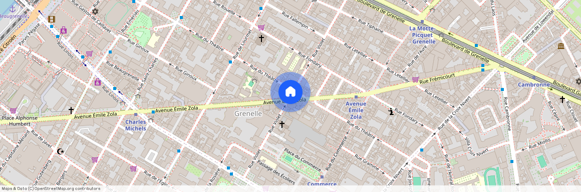 Rue Violet, Francja, Paris