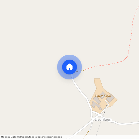 Llechfaen, Brecon, Powys.