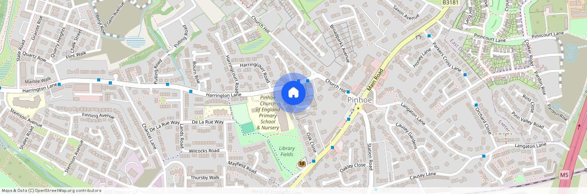 Harrington Gardens, Pinhoe, Exeter