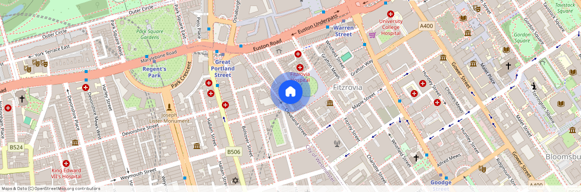 Fitzroy Square, Fitzrovia, London, W1T