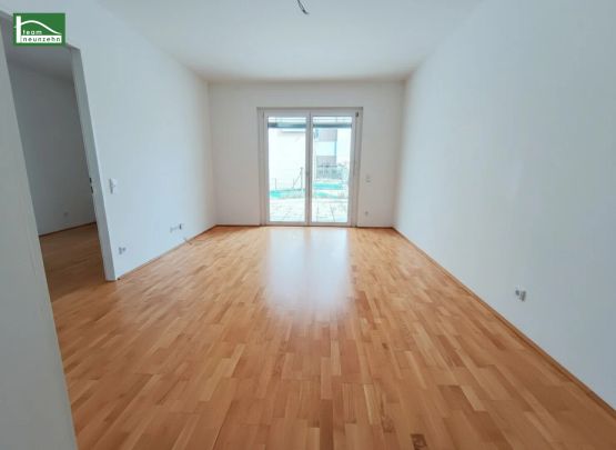 Ruhe auf der begrünten Terrasse genießen - hofseitige 2 Zimmer Neubauwohnung in bester Lage! - Photo 1