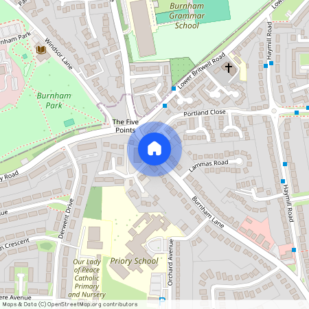 Leaholme Gardens, Burnham