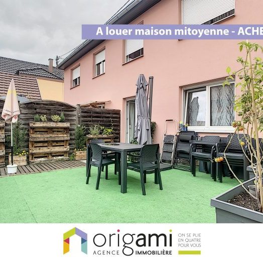 ACHENHEIM - Maison mitoyenne avec grande terrasse - Photo 1
