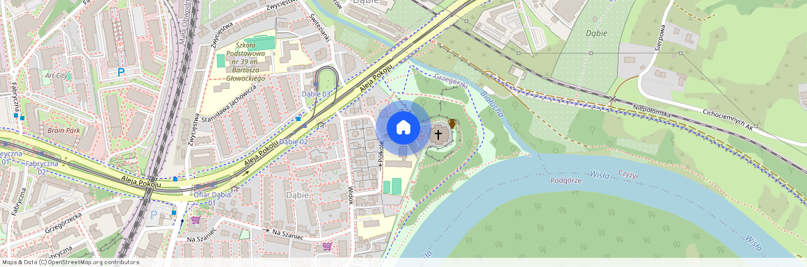 Dąbie, Grzegórzki, Kraków, małopolskie