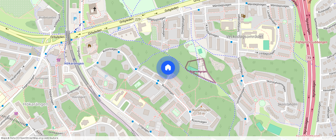 Russinvägen **, Hökarängen