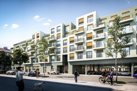 2-Zimmer-Dachgeschoß-Wohnung mit großer Terrasse und Klimaanlage in Niedrigenergiehaus in 1110 Wien zu mieten - Foto 4