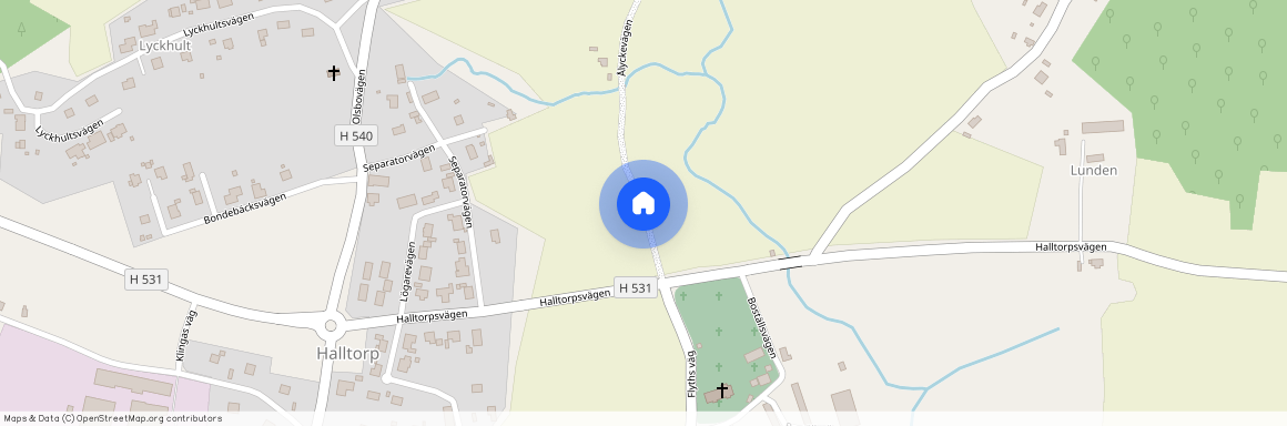 Ålyckevägen, Halltorp