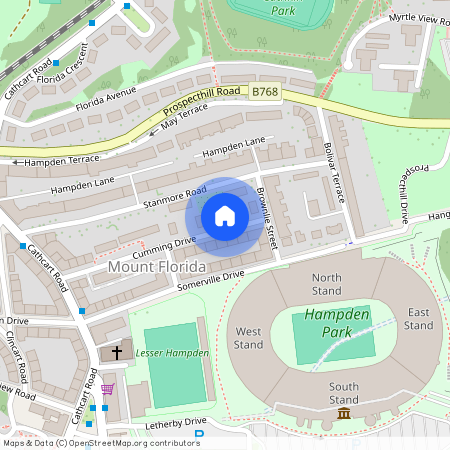 Mount Florida, Cumming Drive, G42 9AW - Unfurnished, Cumming Drive  - Unfurnished