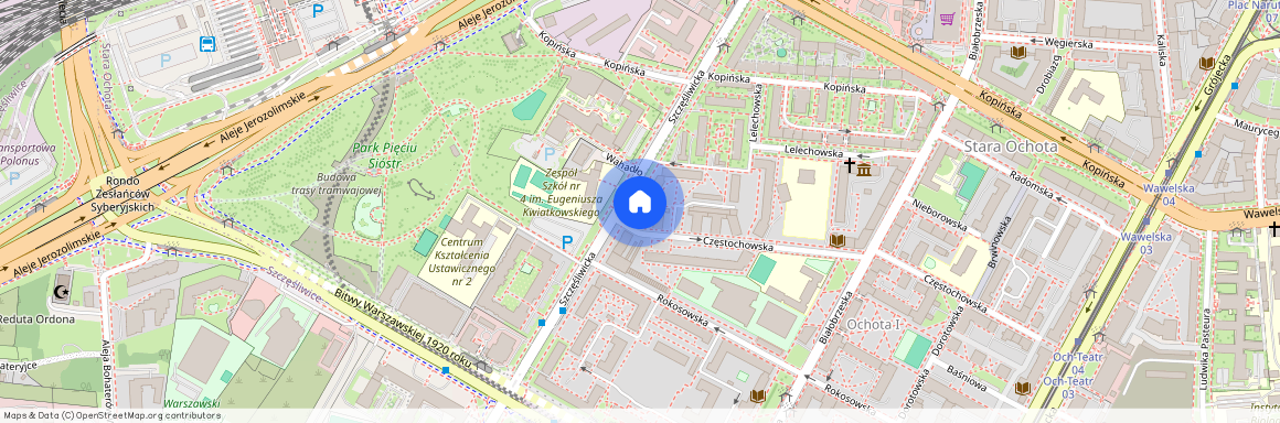 ul. Szczęśliwicka, Stara Ochota, Ochota, Warszawa, mazowieckie