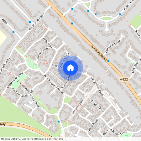 Congreve Way, Stratford-upon-Avon, Warwickshire, CV37