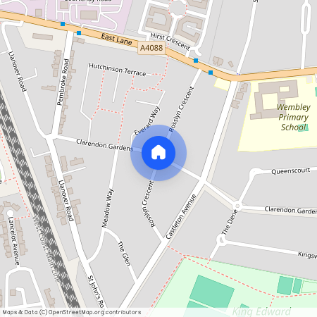 SINGLE ROOM ROOM TO LET IN HMO PROPERTY - Rosslyn Crescent, Wembley, Middlesex, HA9 7NZ