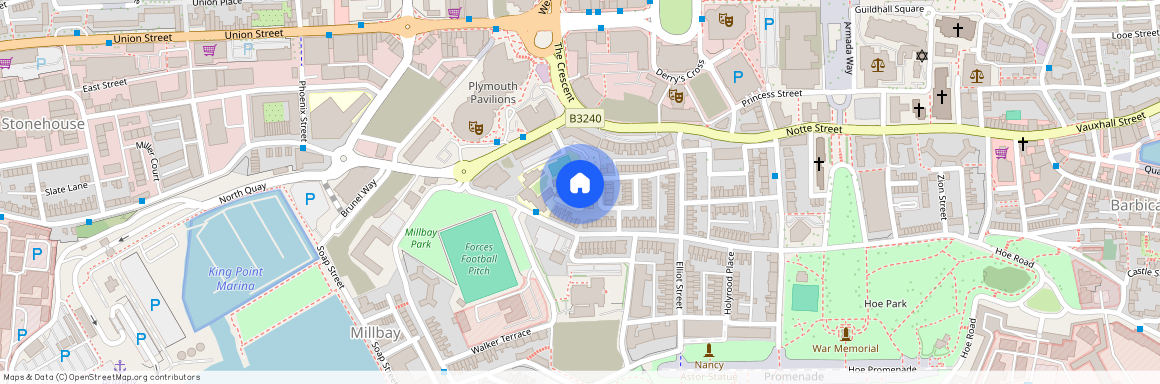 St James Mews, The Hoe PL1