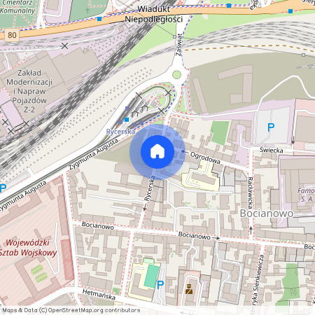 Rycerska, Bydgoszcz, Centrum